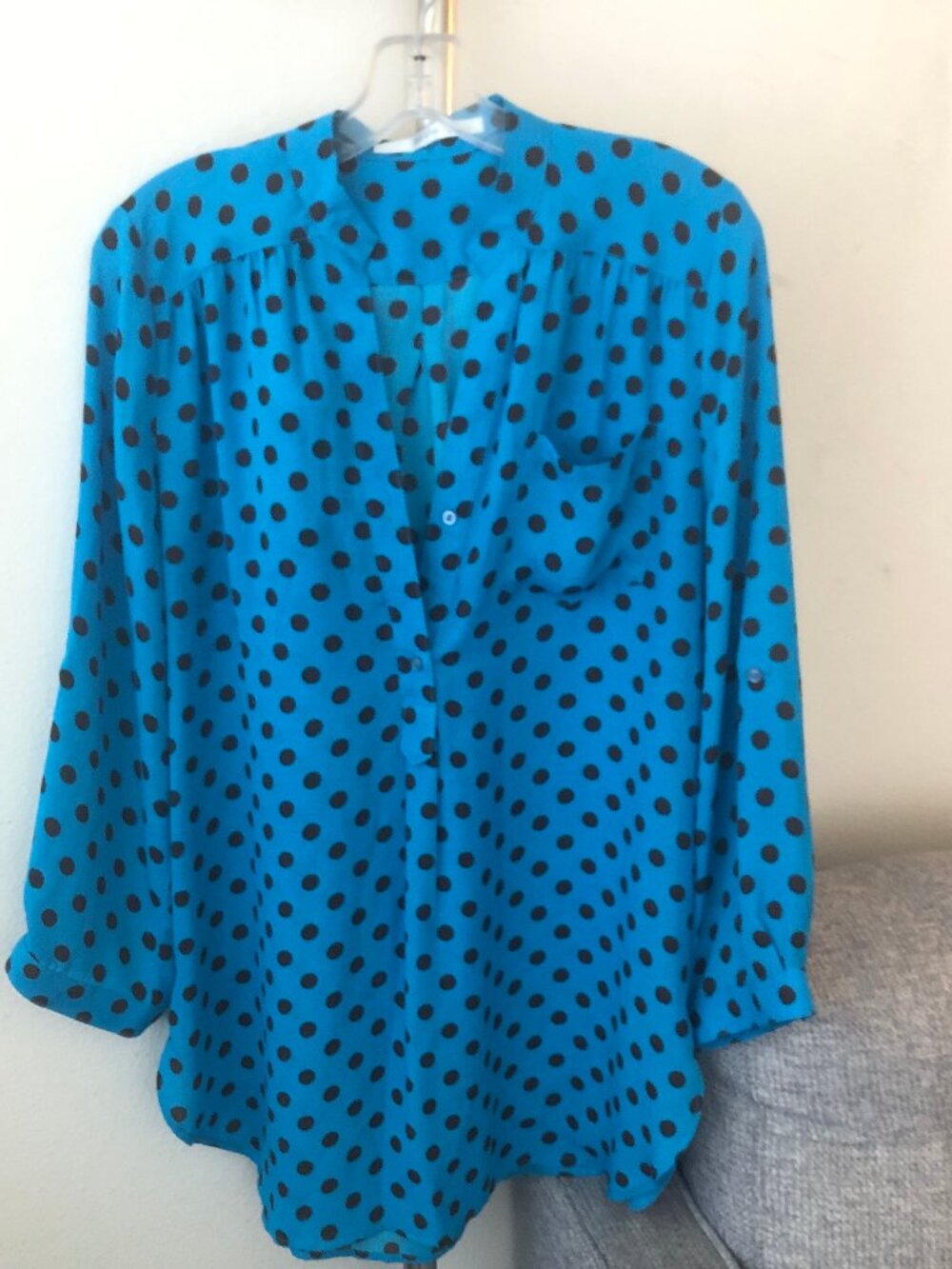 Very Pretty Polka Dot Blouse **Fun 2 Fun** @ Modcloth